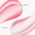 Lavertu lipolie textuur swatches nature glow en unique rose